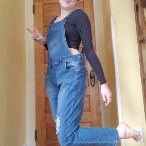 Distressed Wallflower Overalls